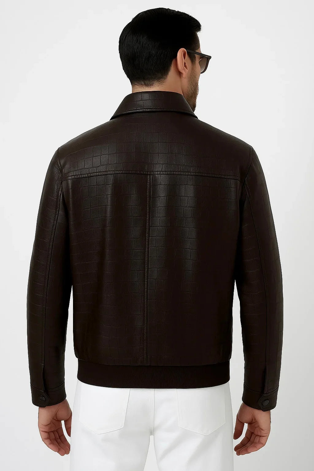 CHELSEA BROWN LEATHER JACKET