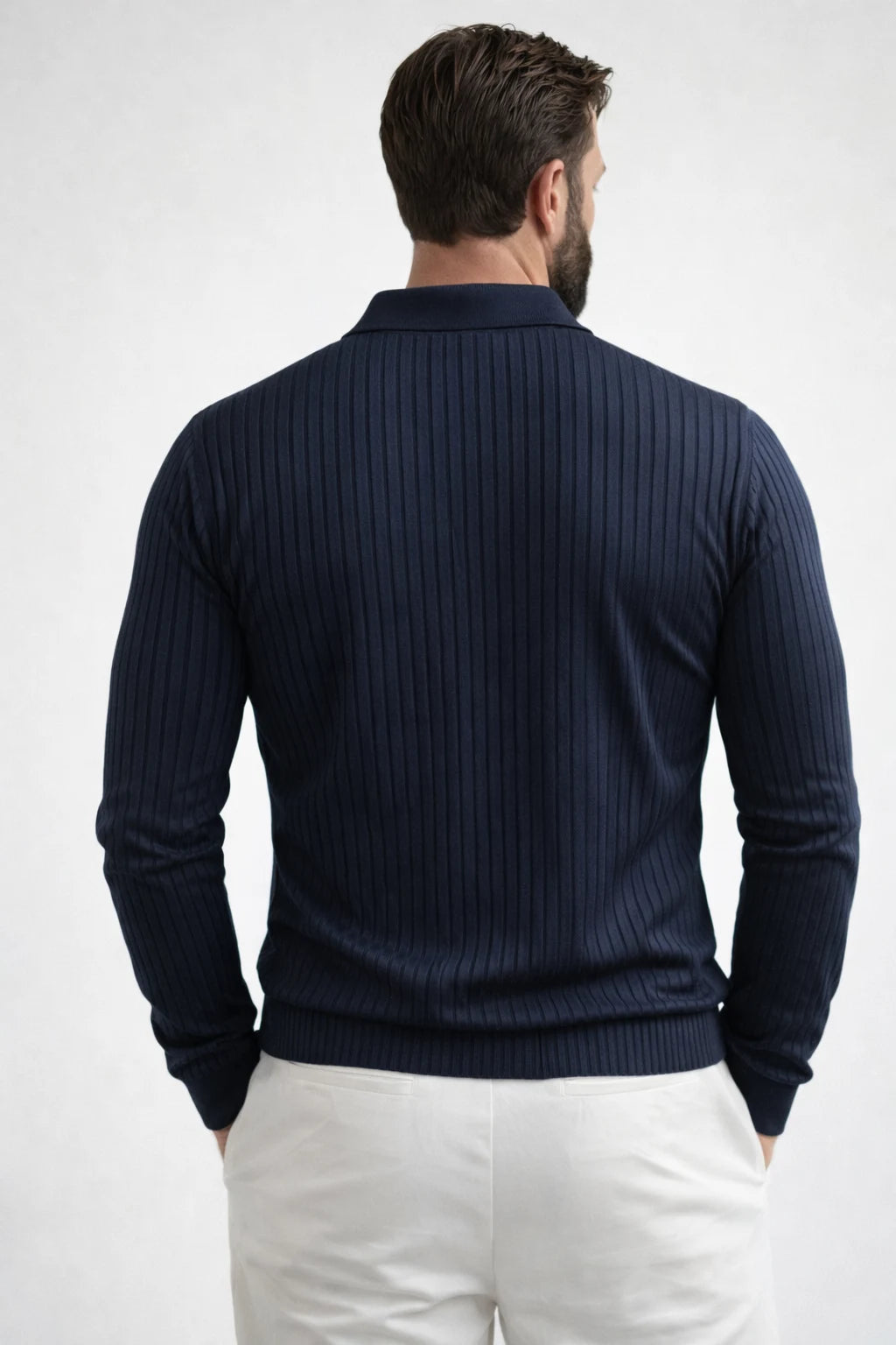 Polo-style sweater