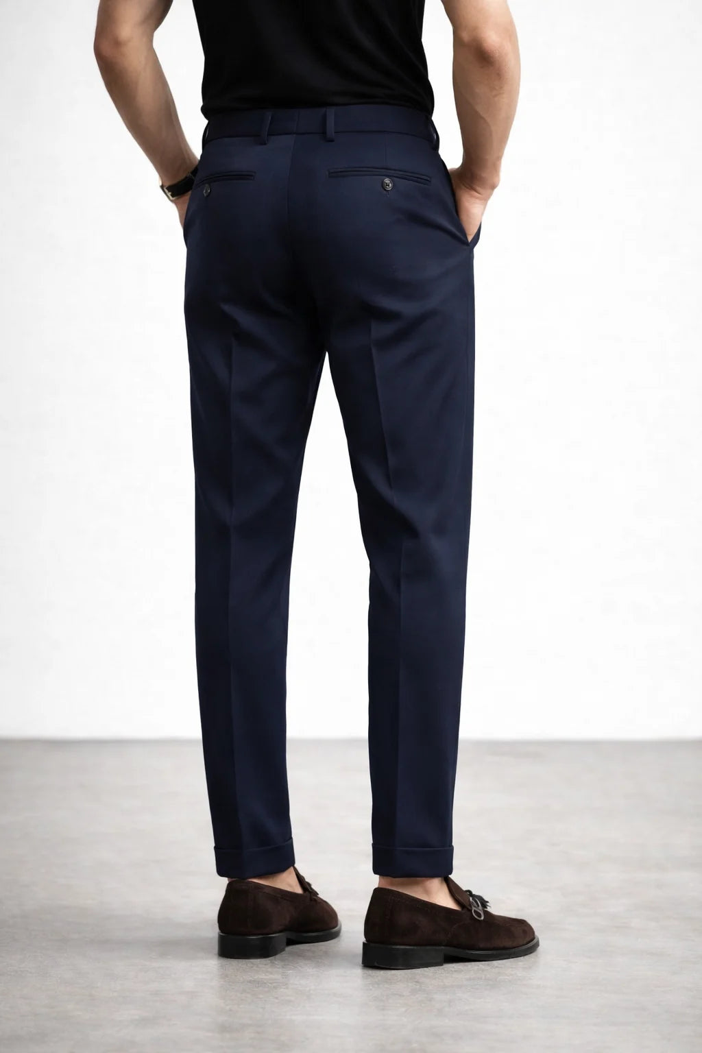 Comfort gabardine trousers