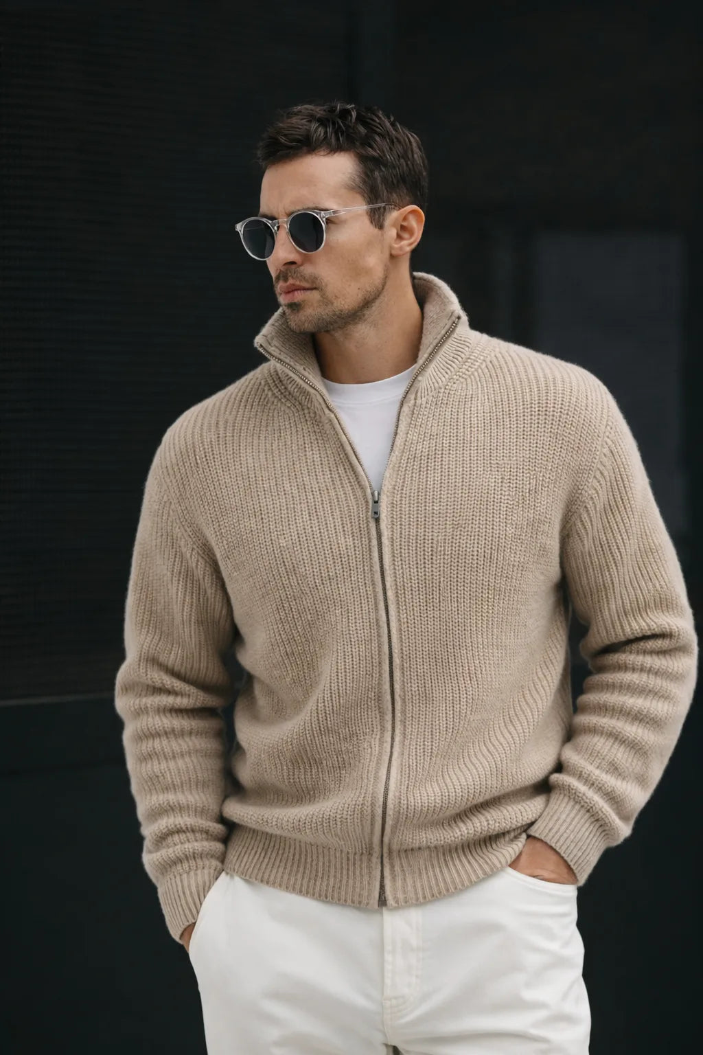 Malfilé cotton cardigan