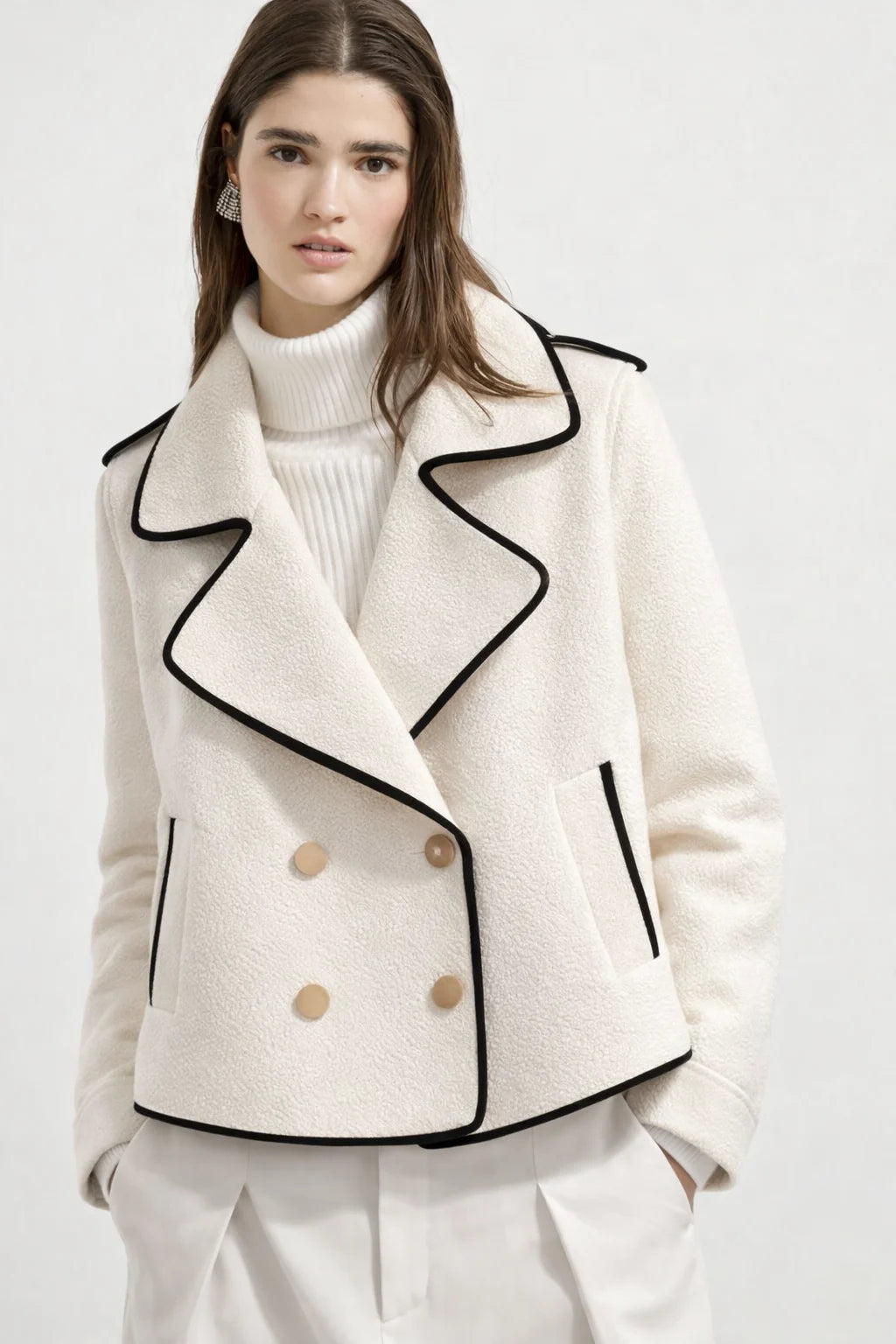 Wool Double PeaCoat