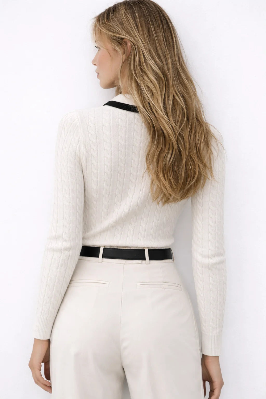 Wool Polo Sweater