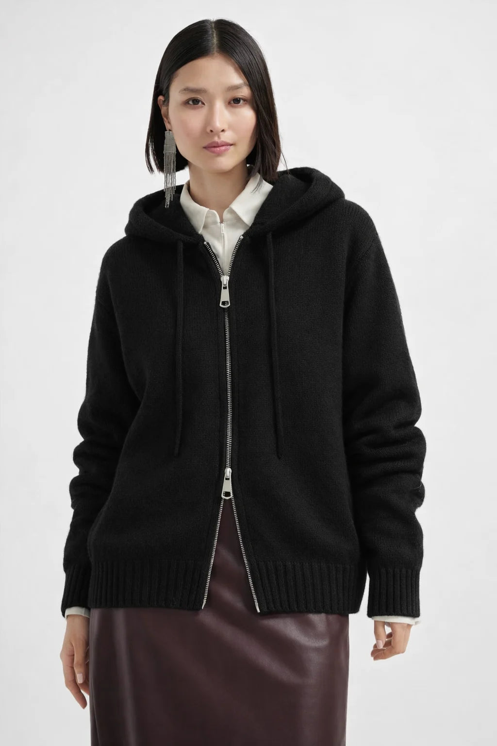 Wool Zip-Hoodie