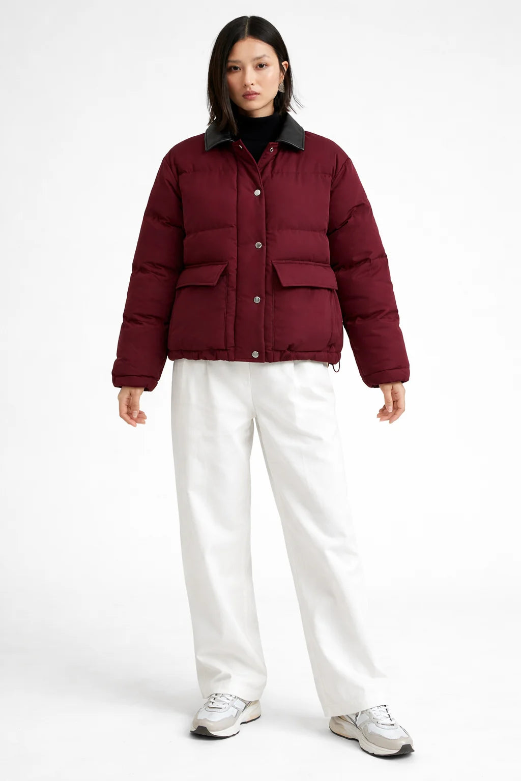 Water-resistant taffeta down jacket