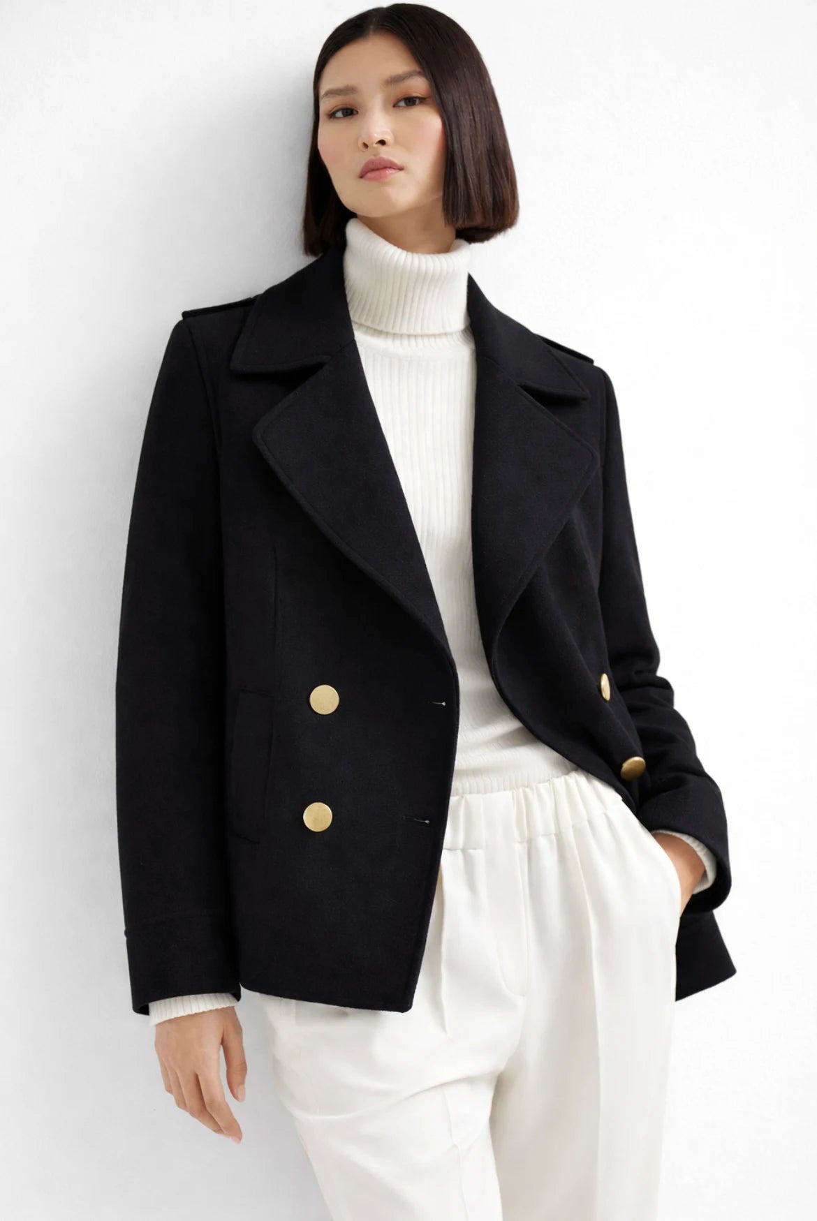 Wool Double PeaCoat