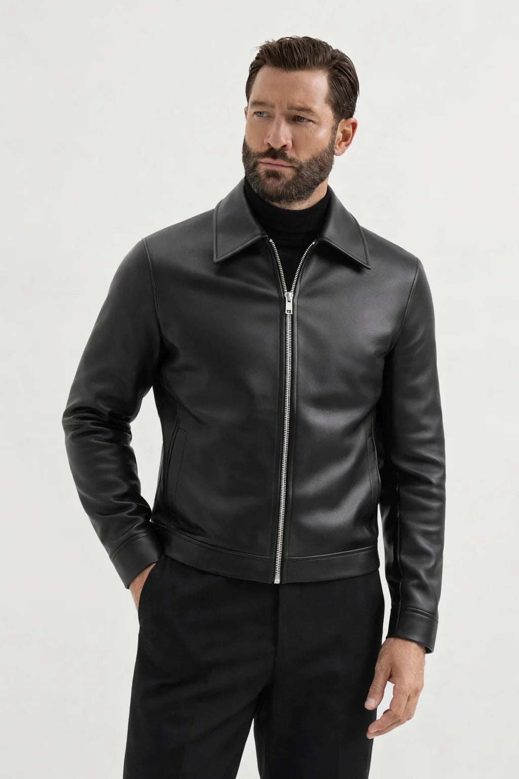 BELGRAVE CLASSIC LEATHER JACKET