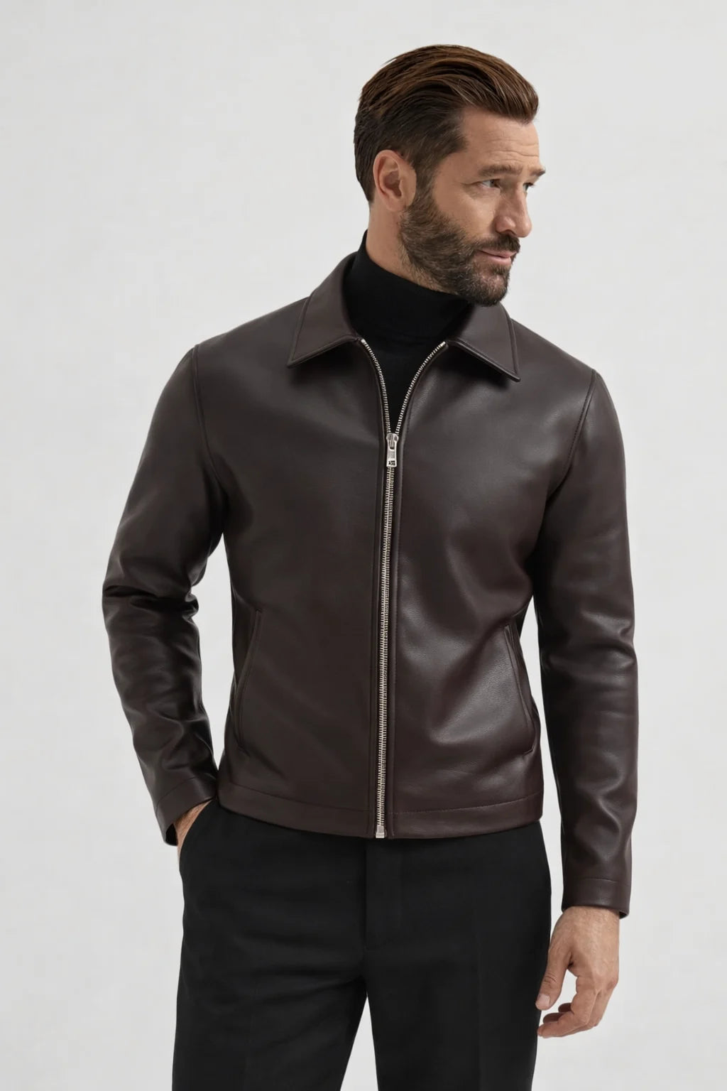 BELGRAVE CLASSIC LEATHER JACKET