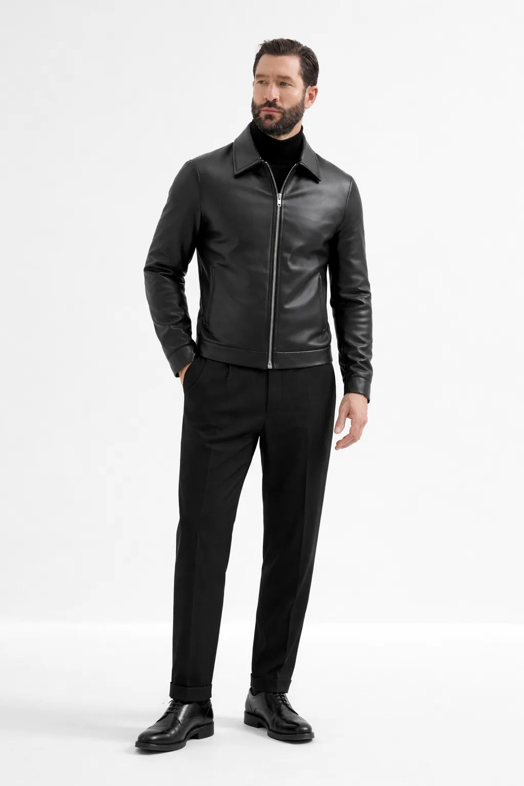 BELGRAVE CLASSIC LEATHER JACKET