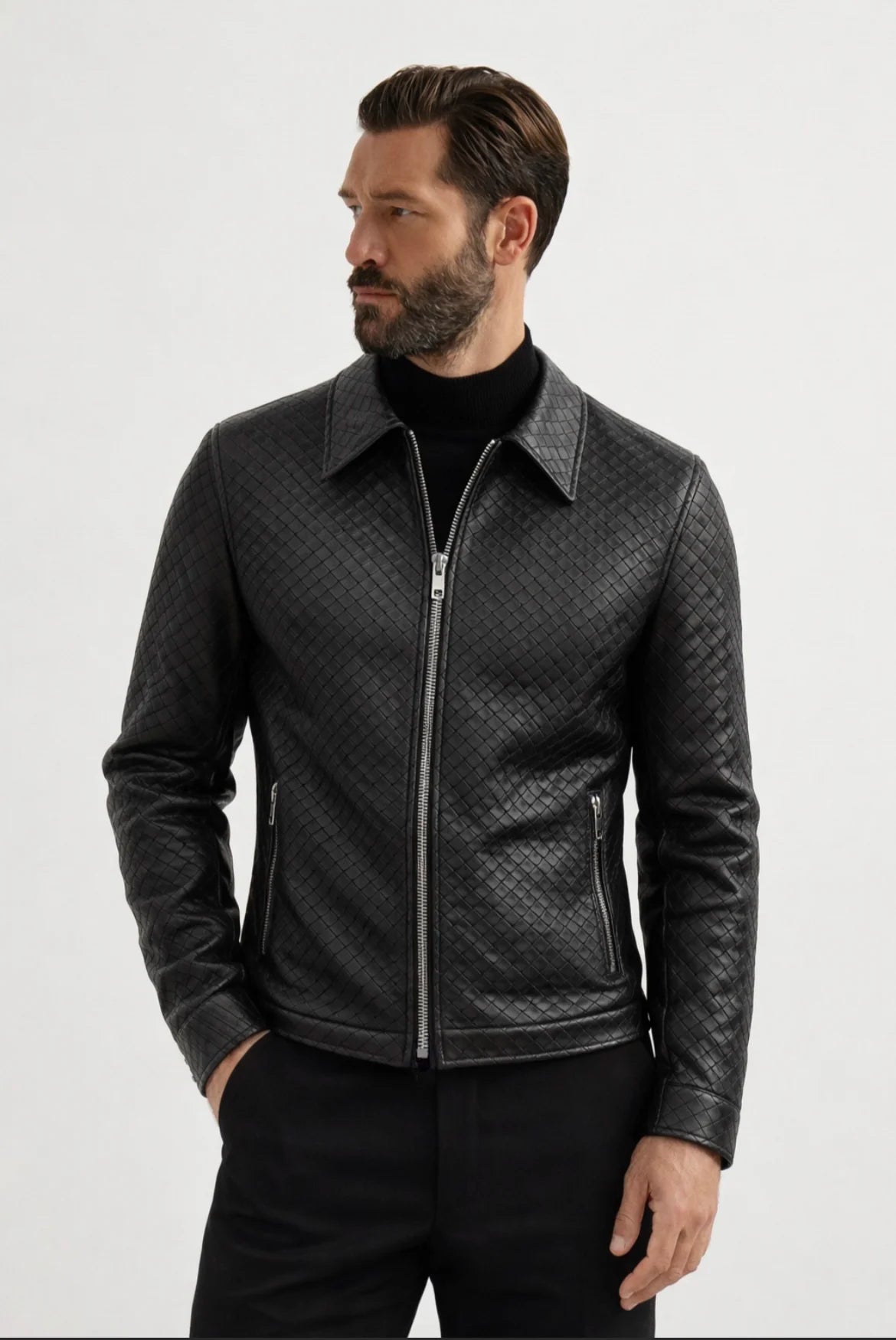 Oxford Leather Jacket