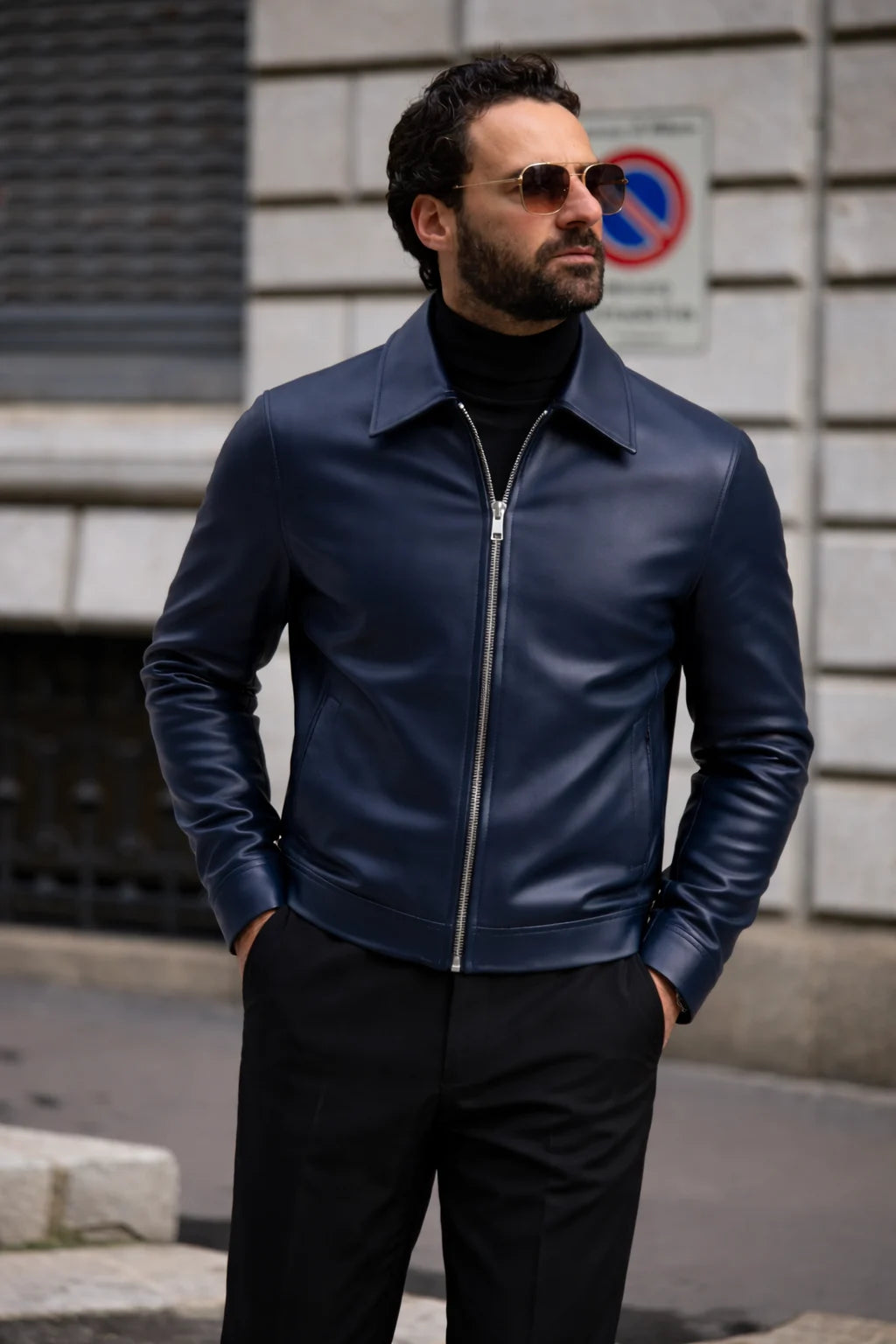 BELGRAVE CLASSIC LEATHER JACKET