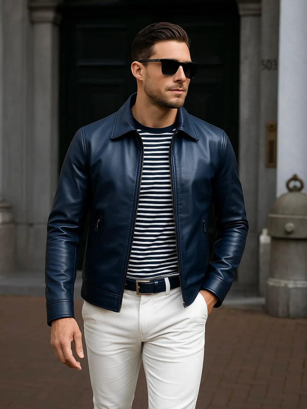 BELGRAVE CLASSIC LEATHER JACKET