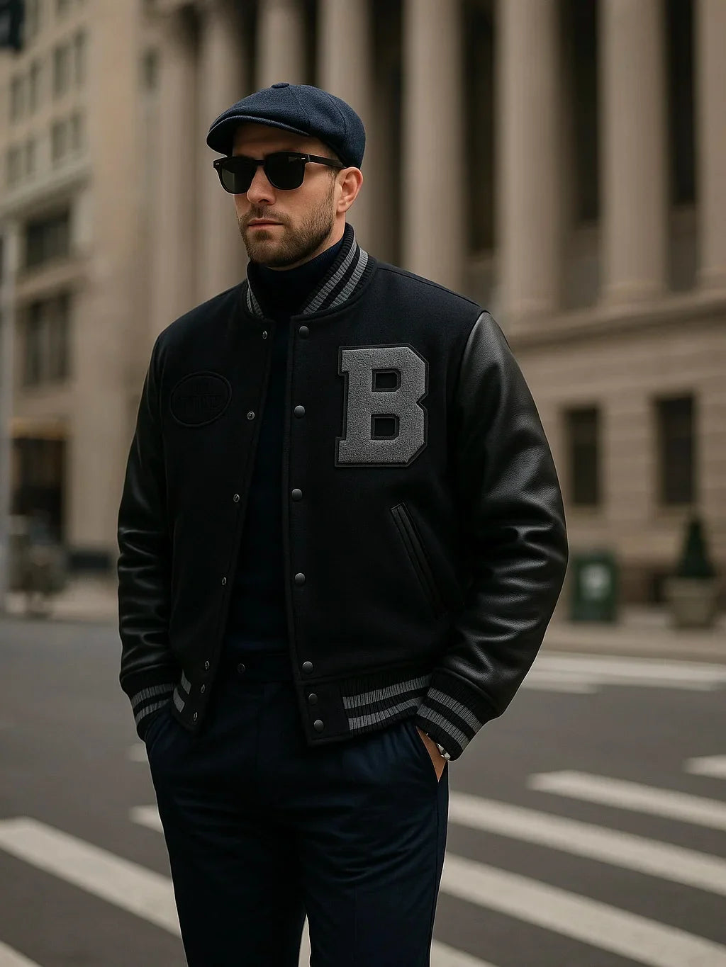 APEX VARSITY LEATHER JACKET