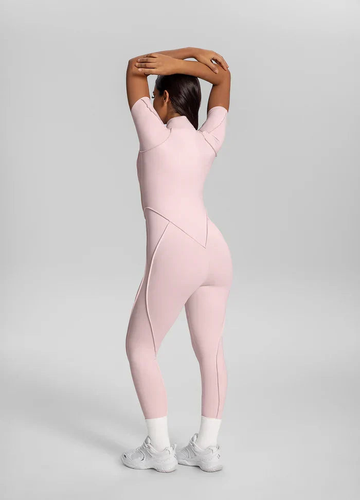 Short Sleeve Full-Length Catsit Pink