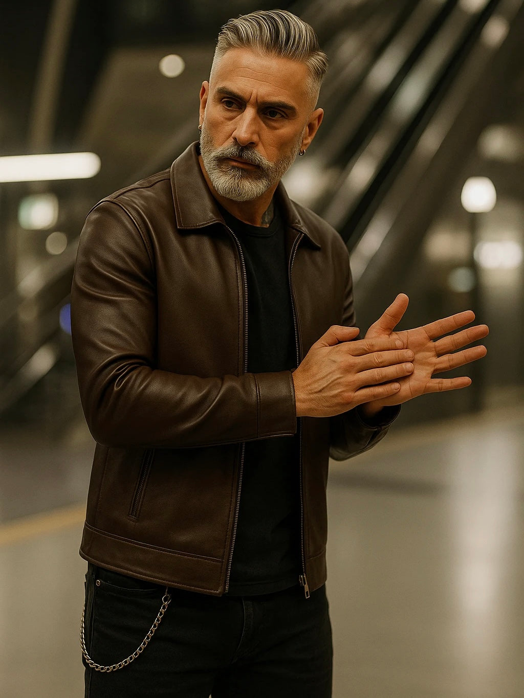 BELGRAVE CLASSIC LEATHER JACKET