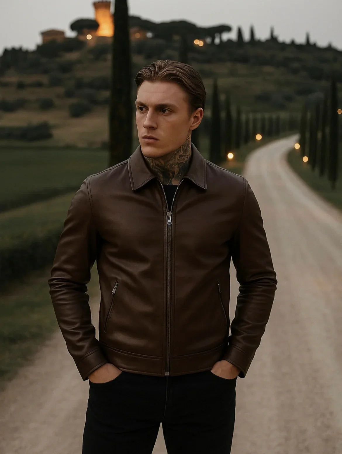 BELGRAVE CLASSIC LEATHER JACKET