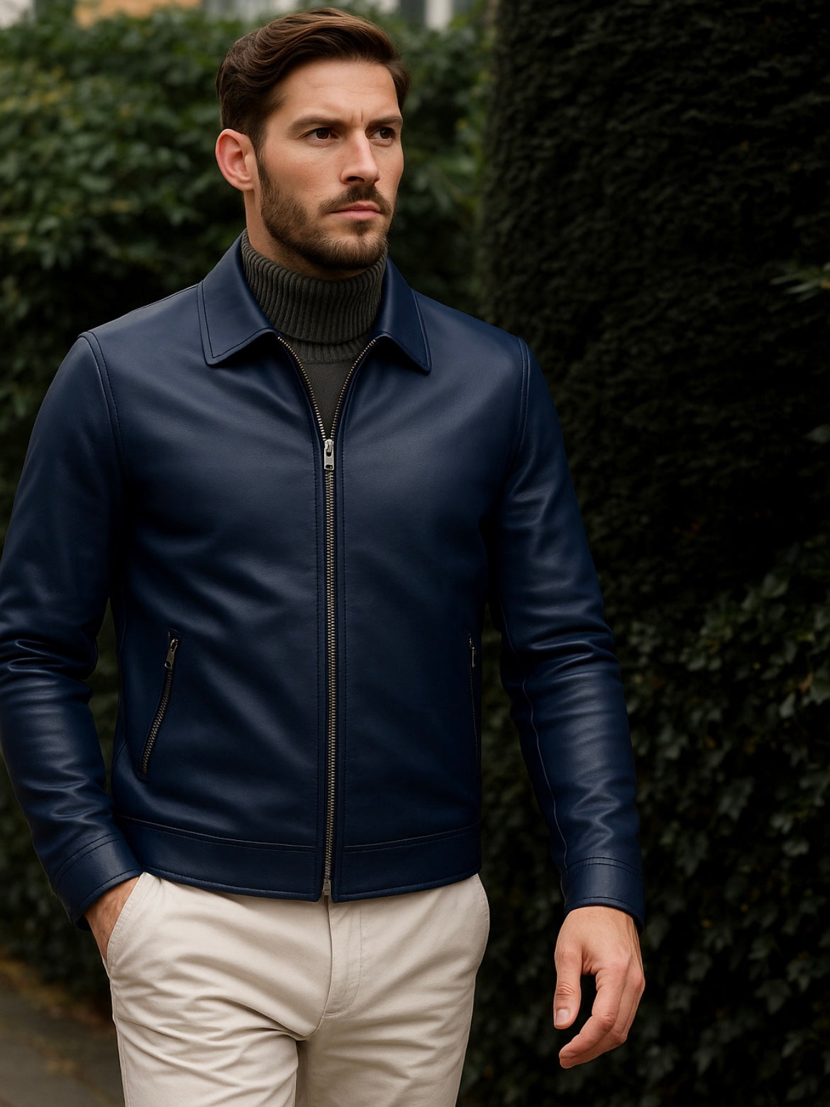 BELGRAVE CLASSIC LEATHER JACKET