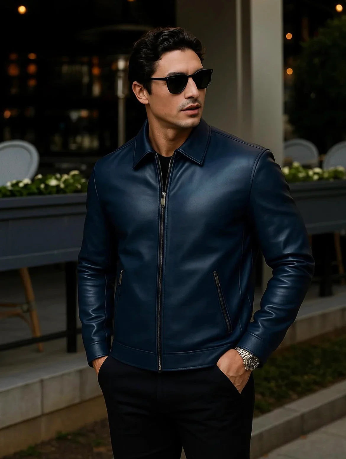 BELGRAVE CLASSIC LEATHER JACKET