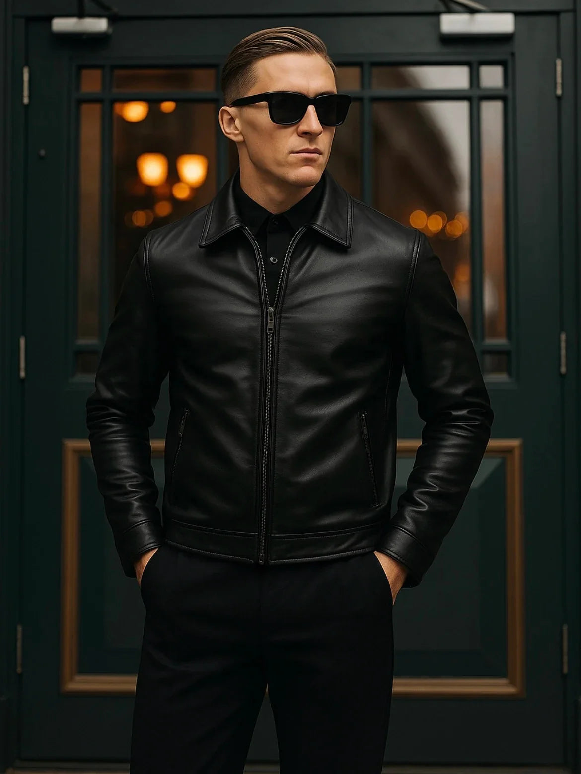 BELGRAVE CLASSIC LEATHER JACKET